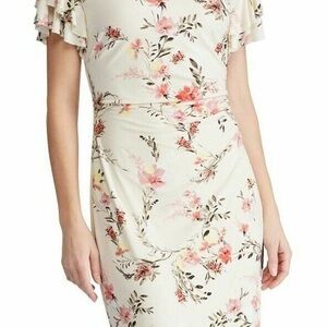white dresses knee length Anecdote U-Neckline Knee Length Dress White